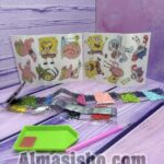 استیکر الماسی طرح باب اسفنجی