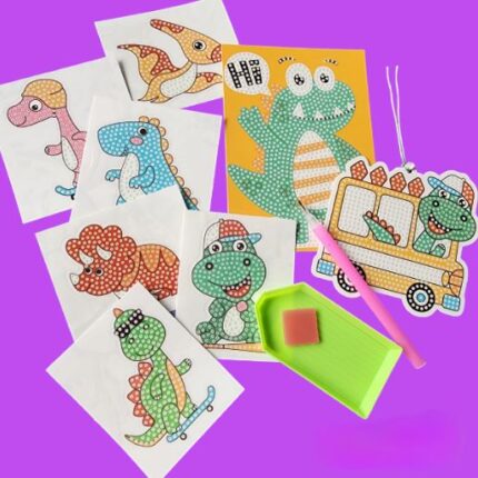 استیکر الماسی طرح دینو