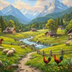 نقاشی الماسی کد 7189 FD