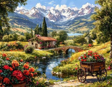 نقاشی الماسی کد 7211 FD