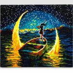 نقاشی الماسی دختر مهتاب (اقتصادی)